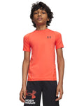 HeatGear® Armour Boys' Short Sleeve - Red