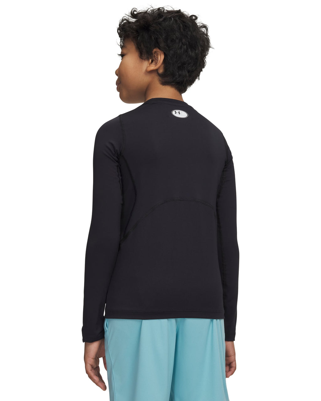 HeatGear® Armour Boys' Long Sleeve - White