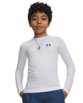 HeatGear® Armour Boys' Long Sleeve - White