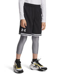 HeatGear® Armour Boys' Leggings - Gray