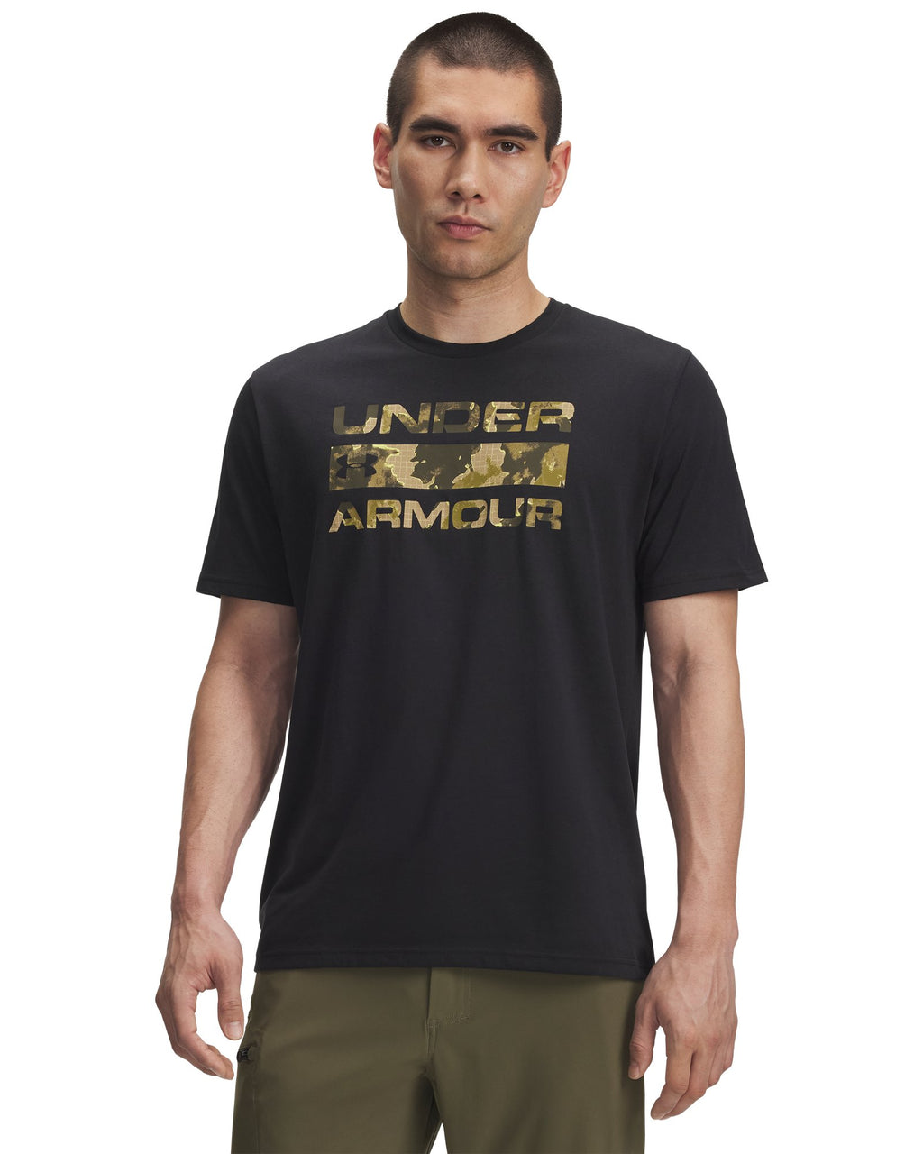 UA Stacked Logo Fill Men's T-Shirt - Black