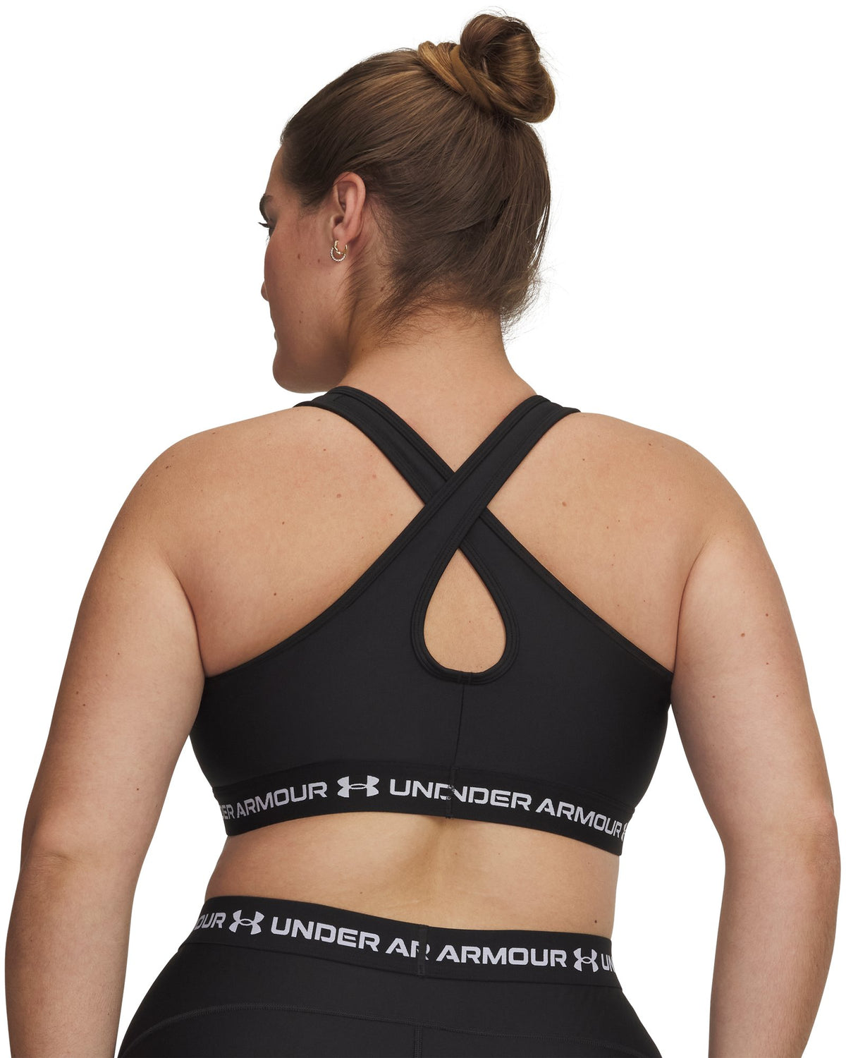 Crossback Mid Women's Sports Bra - White