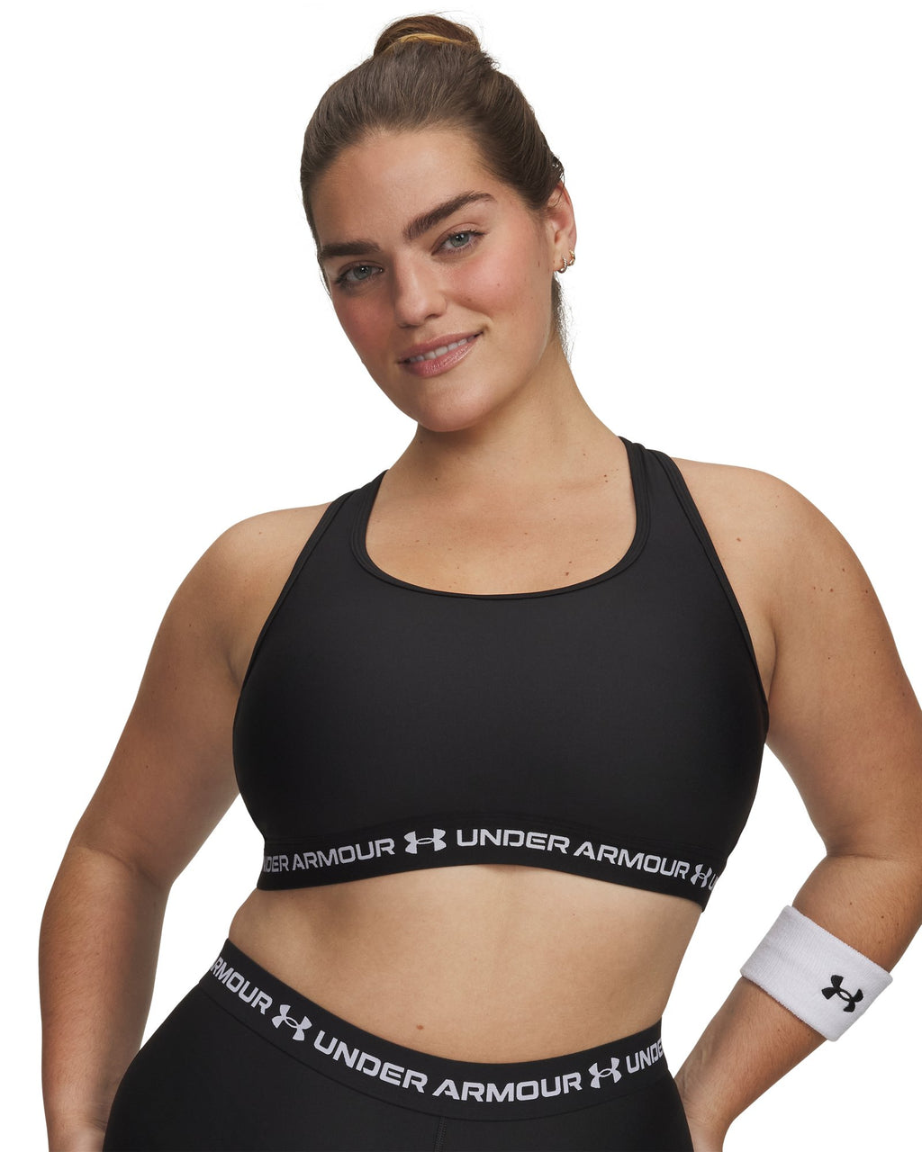 Crossback Mid Women's Sports Bra - White