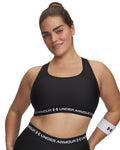 Crossback Mid Women's Sports Bra - Black