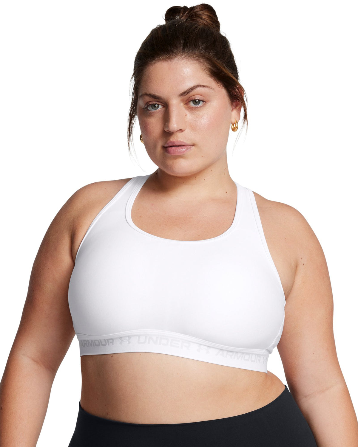 Crossback Mid Women's Sports Bra - White