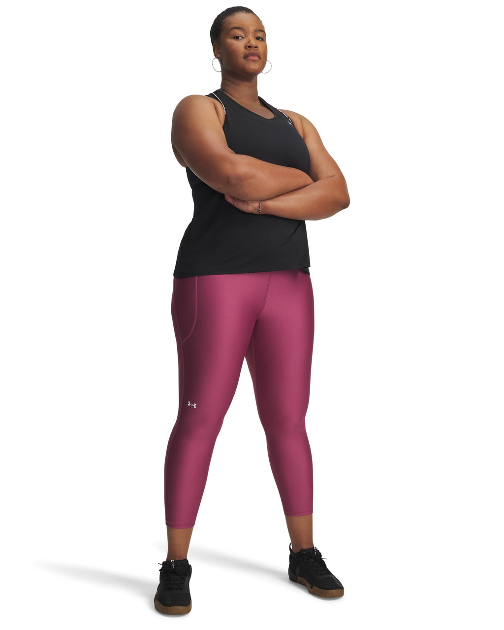 UA Tech Women's Ankle Leggings - Black