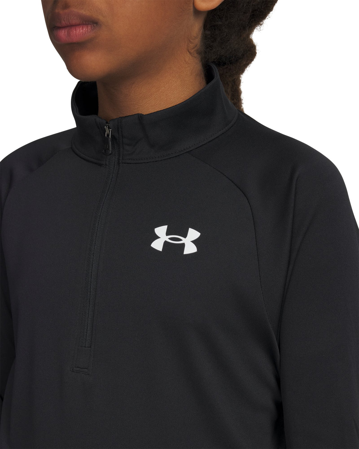 UA Tech™ 2.0 Boys' ½ Zip - Black