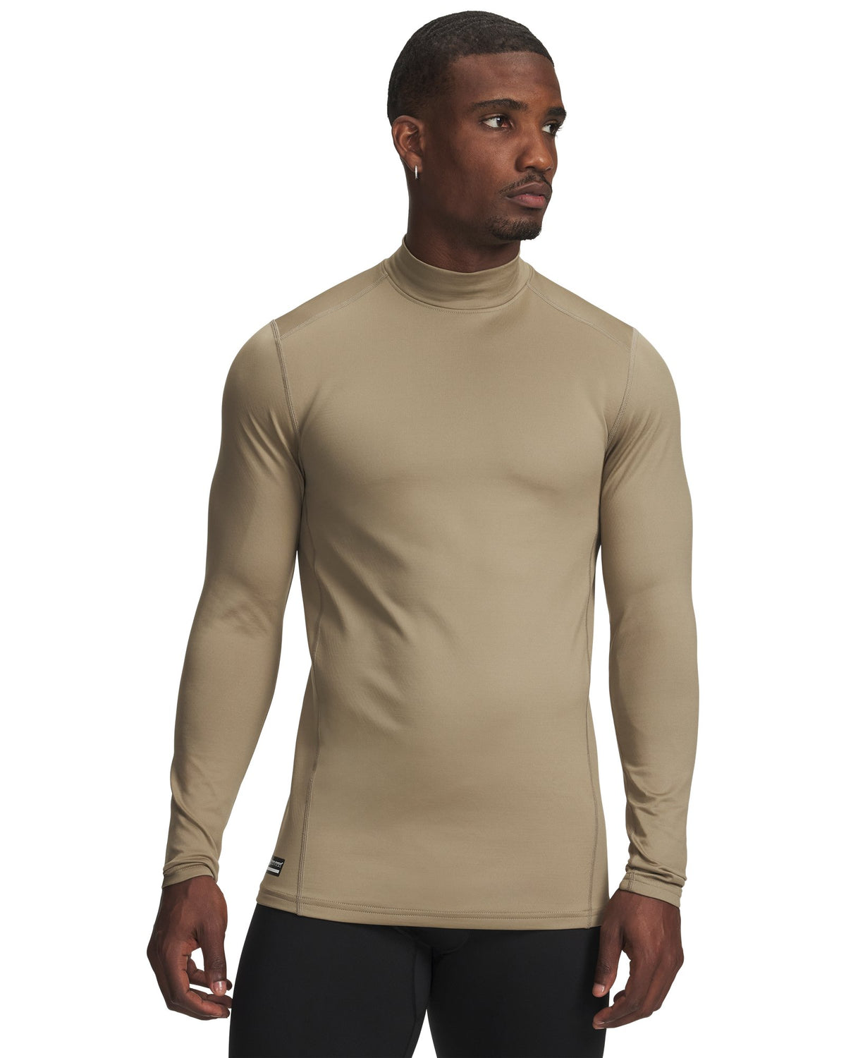 UA Tactical ColdGear® Infrared Men's Base Mock - Brown