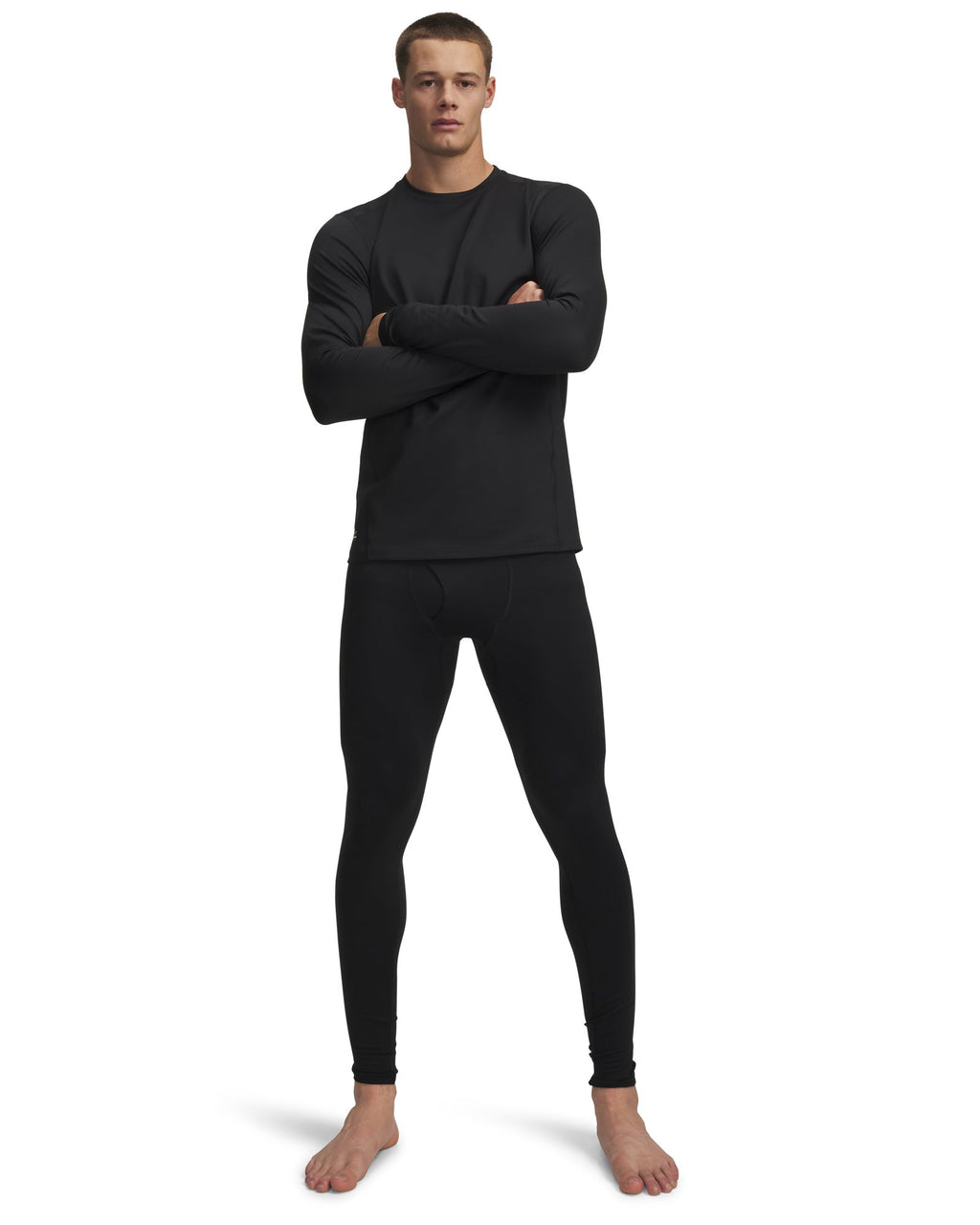 UA Tactical ColdGear® Infrared Men's Base Leggings - Black