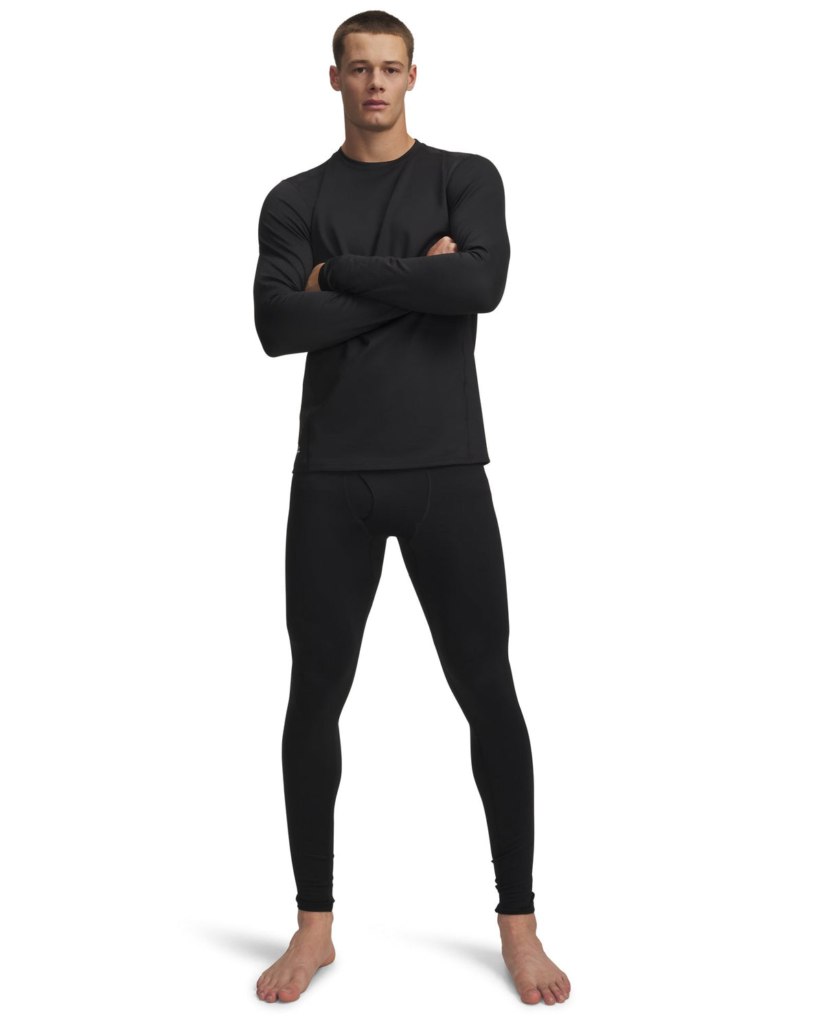 UA Tactical ColdGear® Infrared Men's Base Leggings - Black