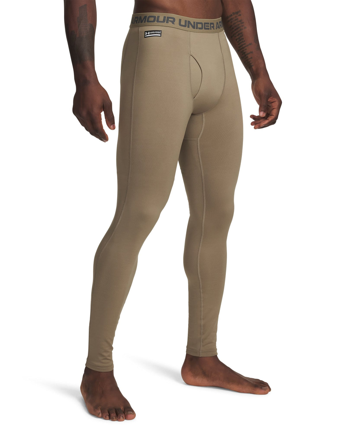 UA Tactical ColdGear® Infrared Men's Base Leggings - Brown