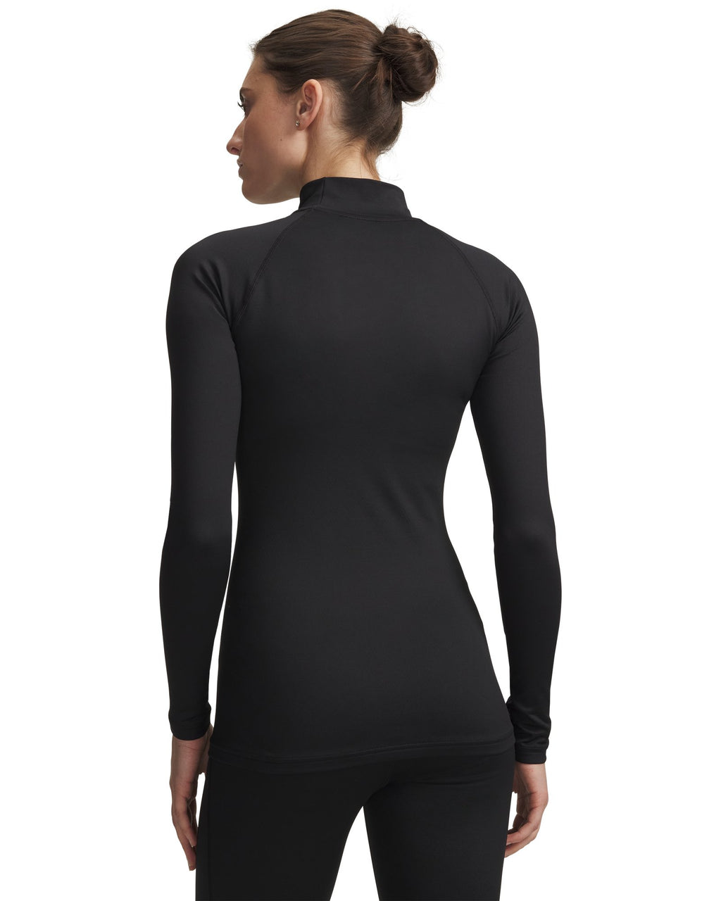 UA Tactical ColdGear® Infrared Women's Base Mock - Black