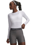 HeatGear® Compression Women's Long Sleeve - White