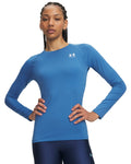 HeatGear® Compression Women's Long Sleeve - Blue