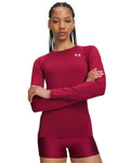HeatGear® Compression Women's Long Sleeve - Red