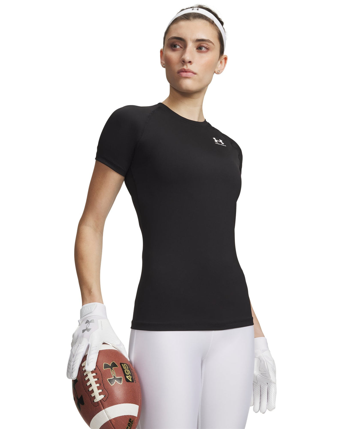 HeatGear® Women's Compression Short Sleeve - Black
