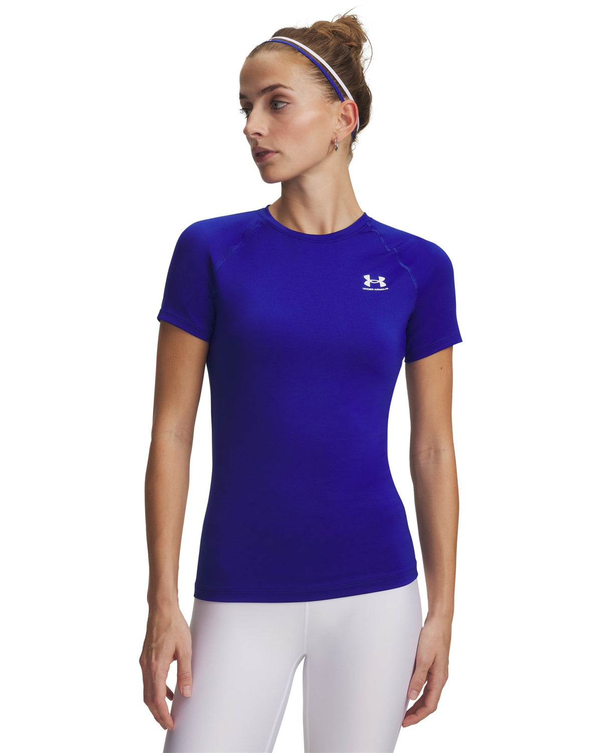 HeatGear® Women's Compression Short Sleeve - Blue