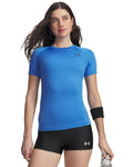 HeatGear® Women's Compression Short Sleeve - Blue