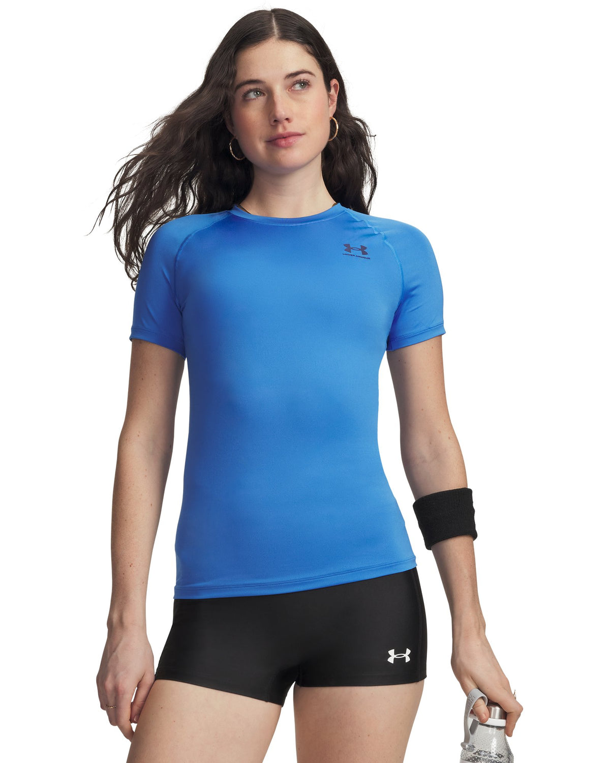 HeatGear® Women's Compression Short Sleeve - Blue
