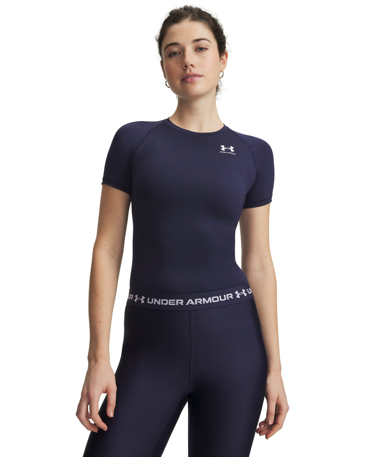 HeatGear® Women's Compression Short Sleeve - Blue