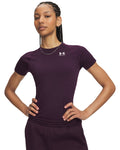 HeatGear® Women's Compression Short Sleeve - Purple