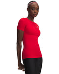 HeatGear® Women's Compression Short Sleeve - Red