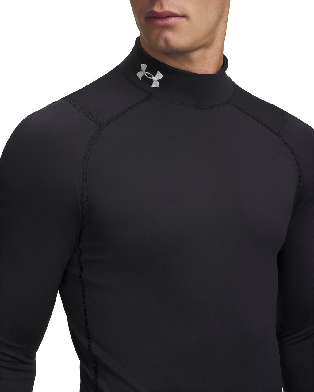 ColdGear® Fitted Men's Mock - Black