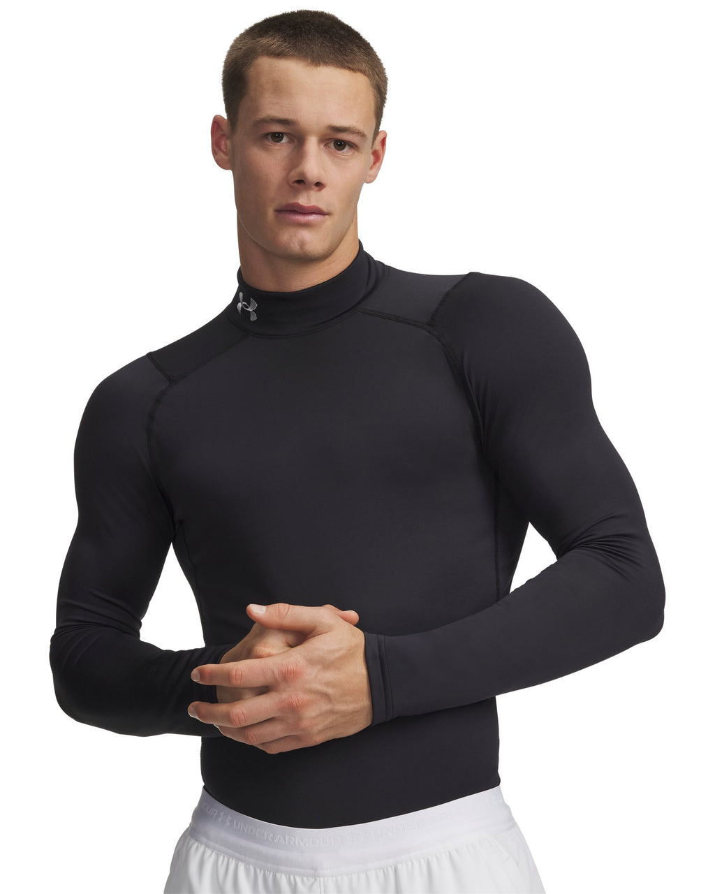 ColdGear® Fitted Men's Mock - Black