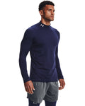ColdGear® Fitted Men's Mock - Blue
