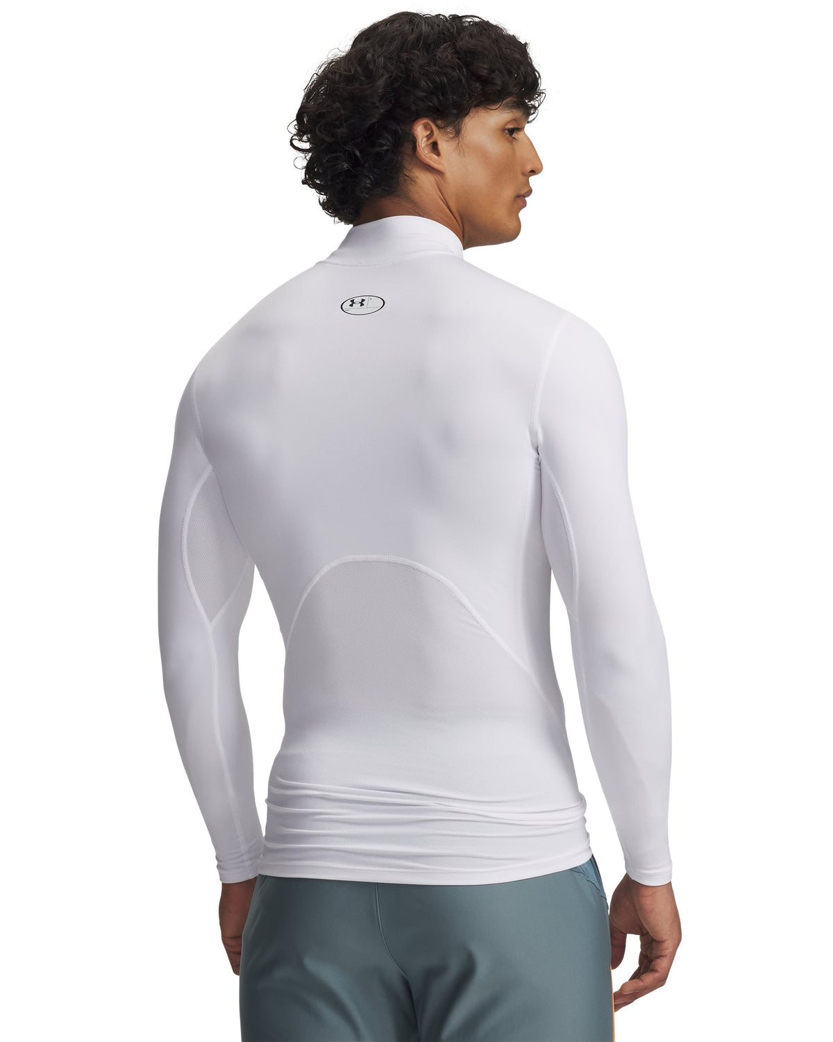 ColdGear® Men's Compression Mock Long Sleeve - Black