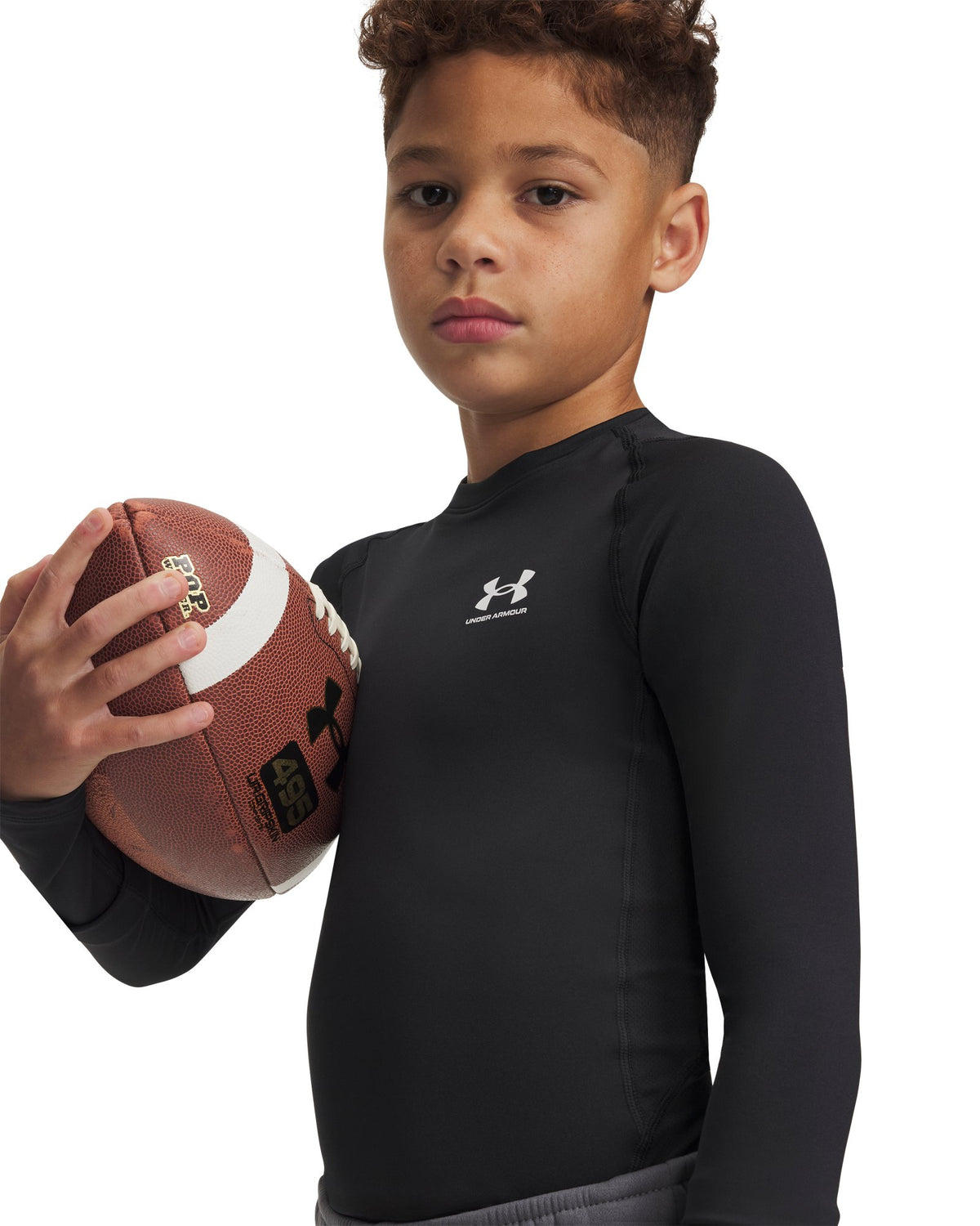 ColdGear® Boys' Long Sleeve - Black