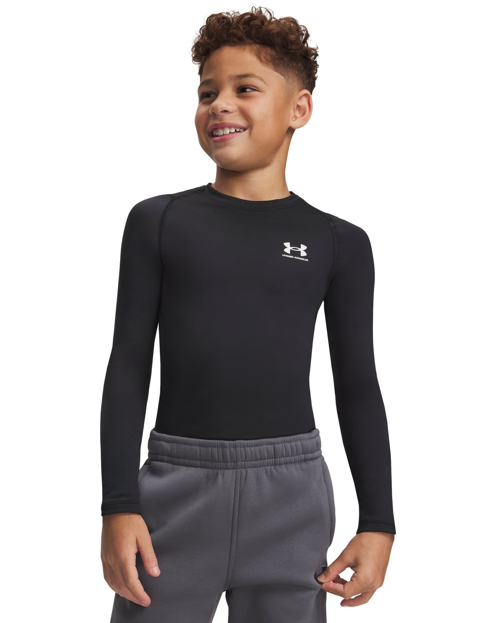 ColdGear® Boys' Long Sleeve - Black