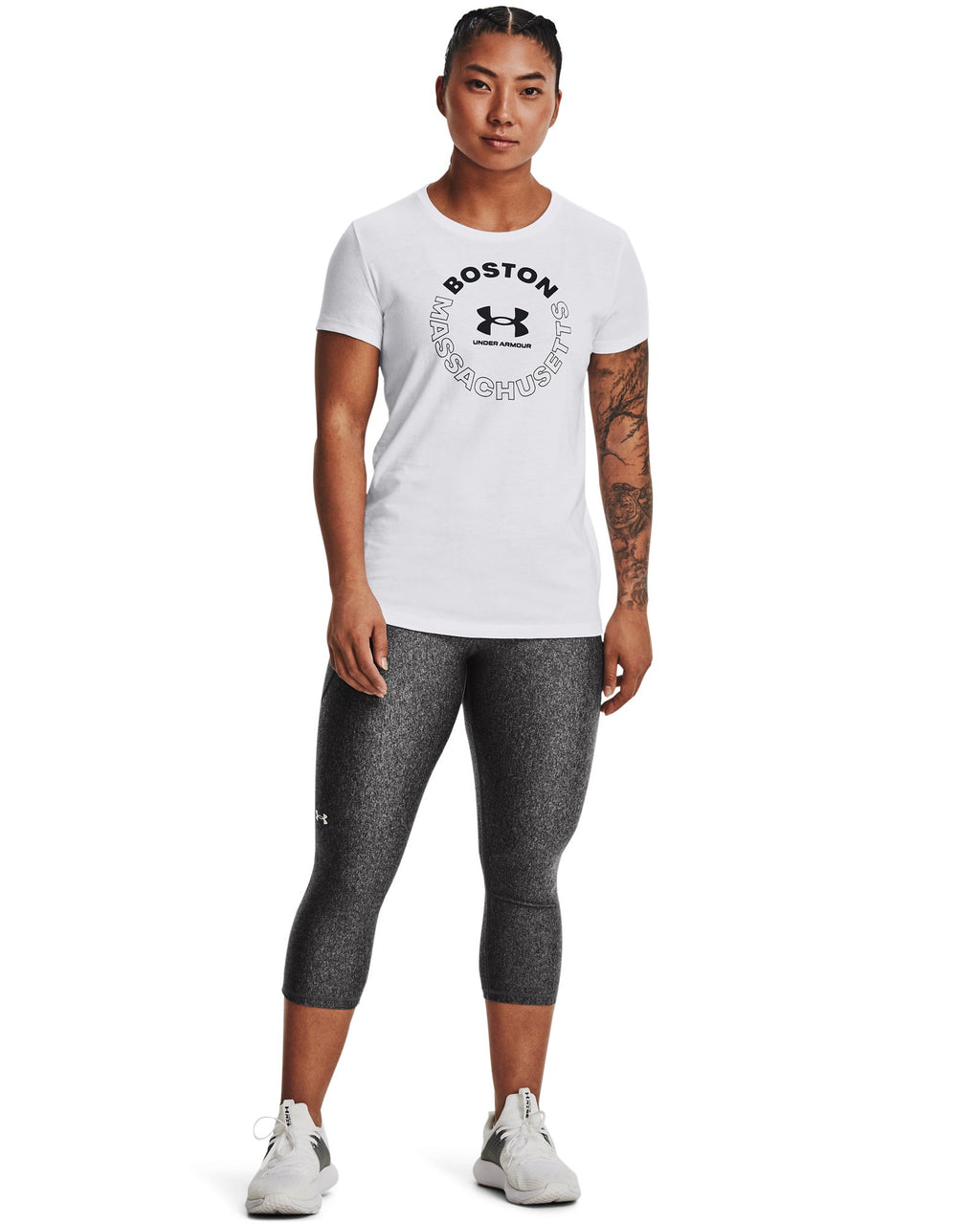 Women's UA Boston City Short Sleeve null - White