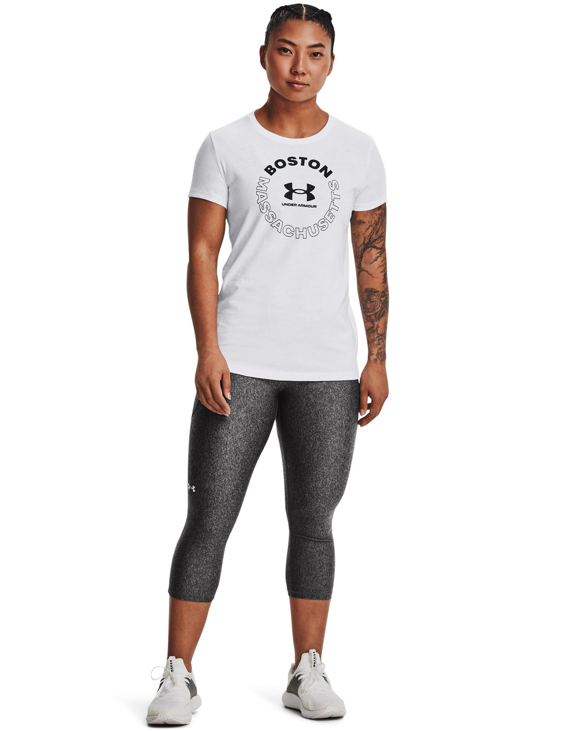 Women's UA Boston City Short Sleeve null - White
