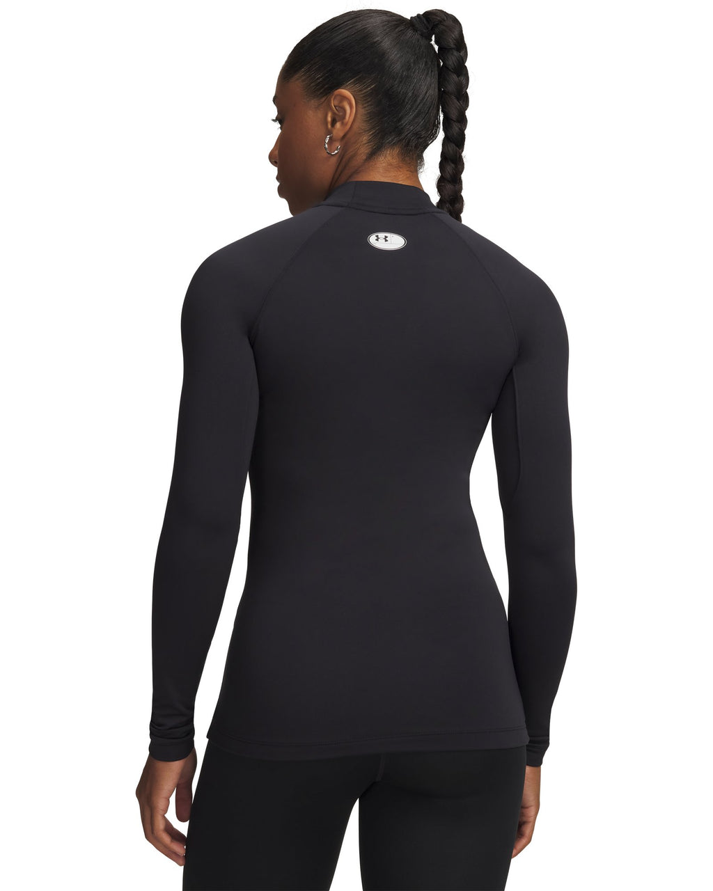 ColdGear® Women's Mock Neck Long Sleeve - Black