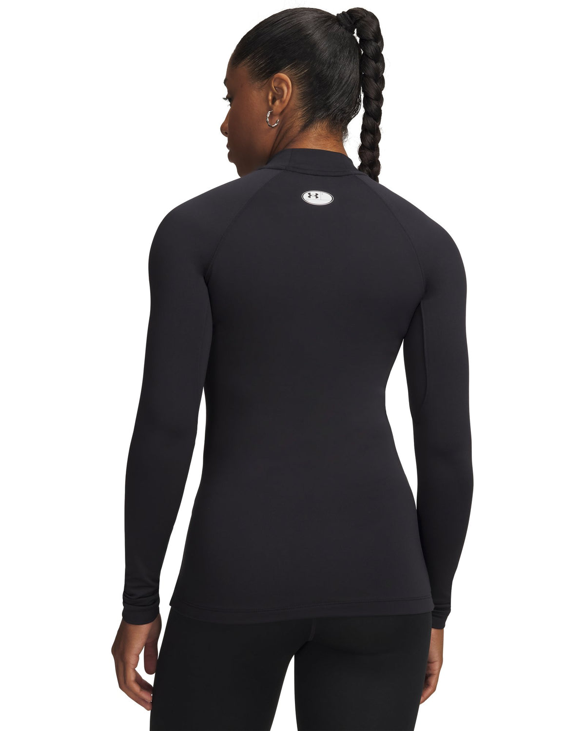 ColdGear® Women's Mock Neck Long Sleeve - Black