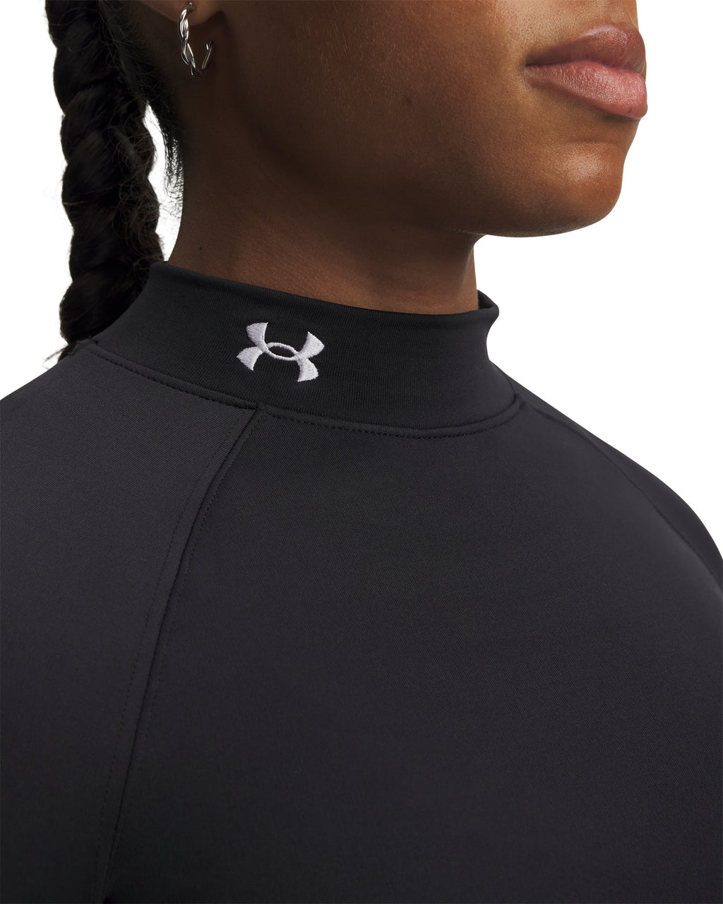 ColdGear® Women's Mock Neck Long Sleeve - Black