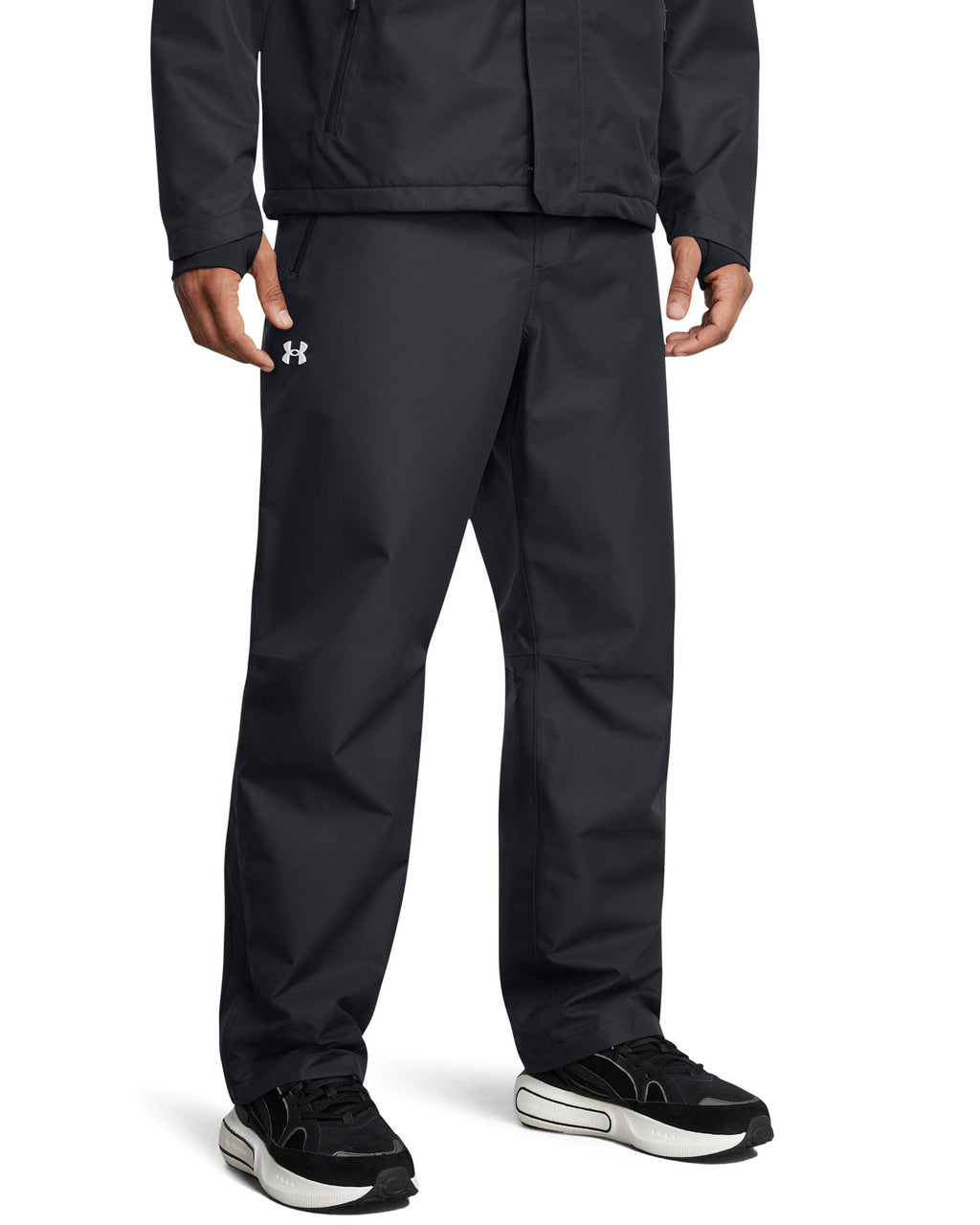 UA Stormproof Lined Men's Rain Pants - Blue