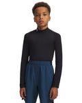 HeatGear Boys' Mock Long Sleeve - Black
