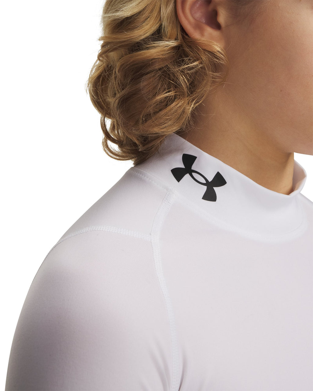 HeatGear Boys' Mock Long Sleeve - Black