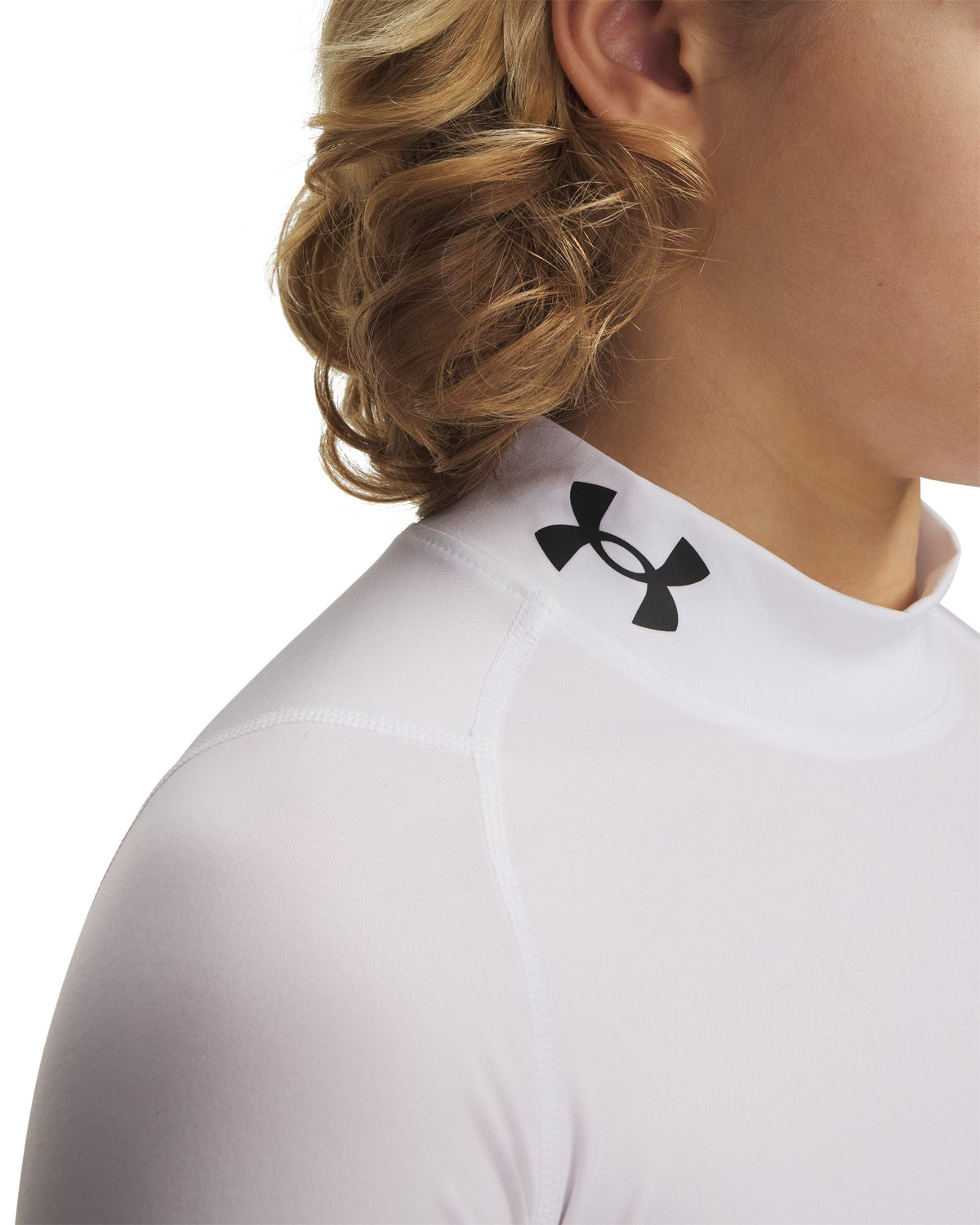 HeatGear Boys' Mock Long Sleeve - Black
