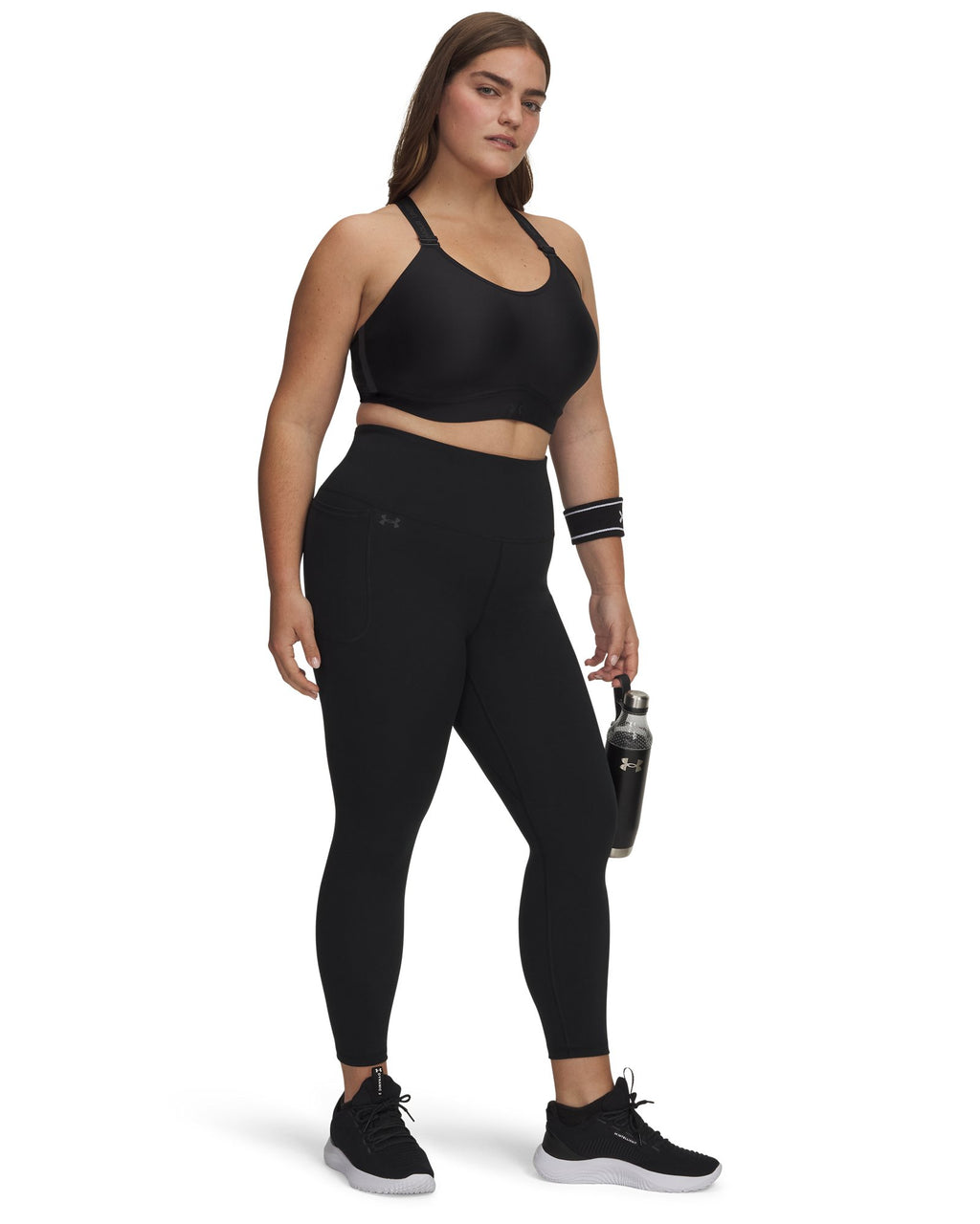 UA Motion Women's Ankle Leggings - Black