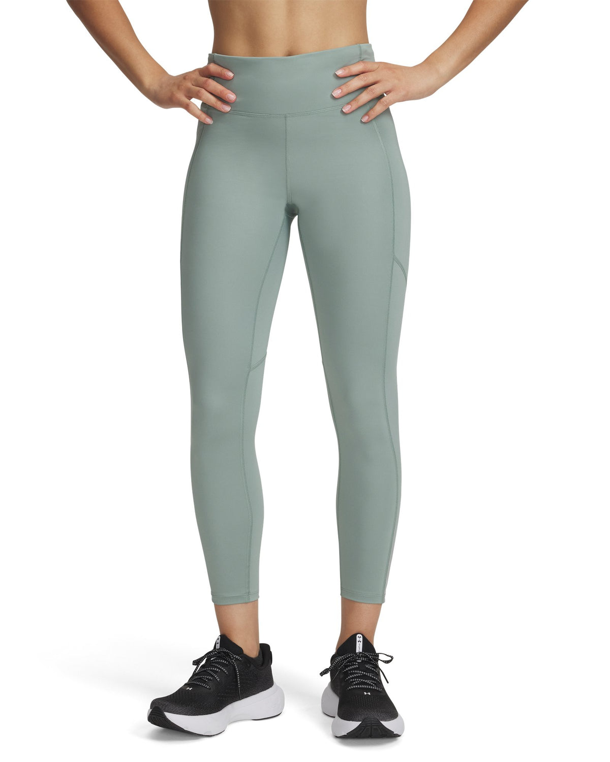 UA Launch Women's Ankle Tights - Green