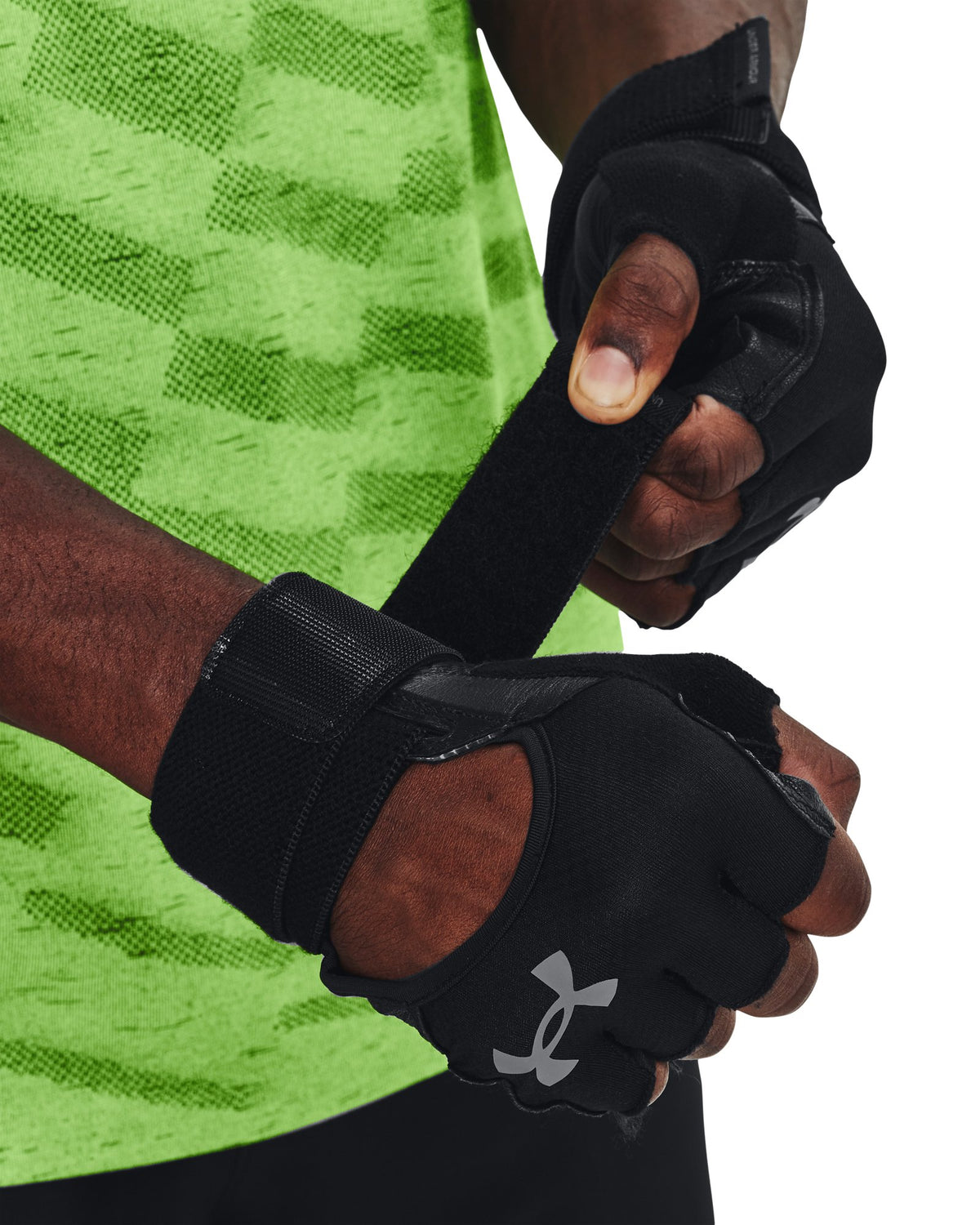 UA Weightlifting Men's Gloves - Black