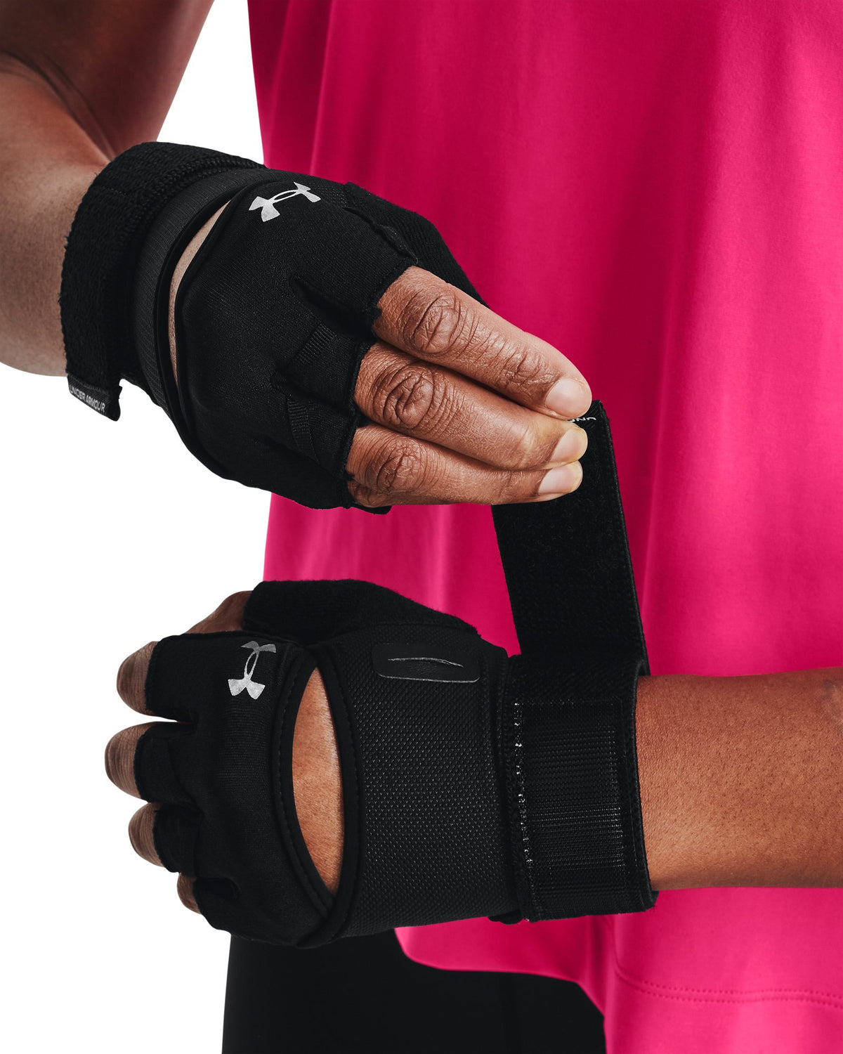 UA Weightlifting Women's Gloves - Black