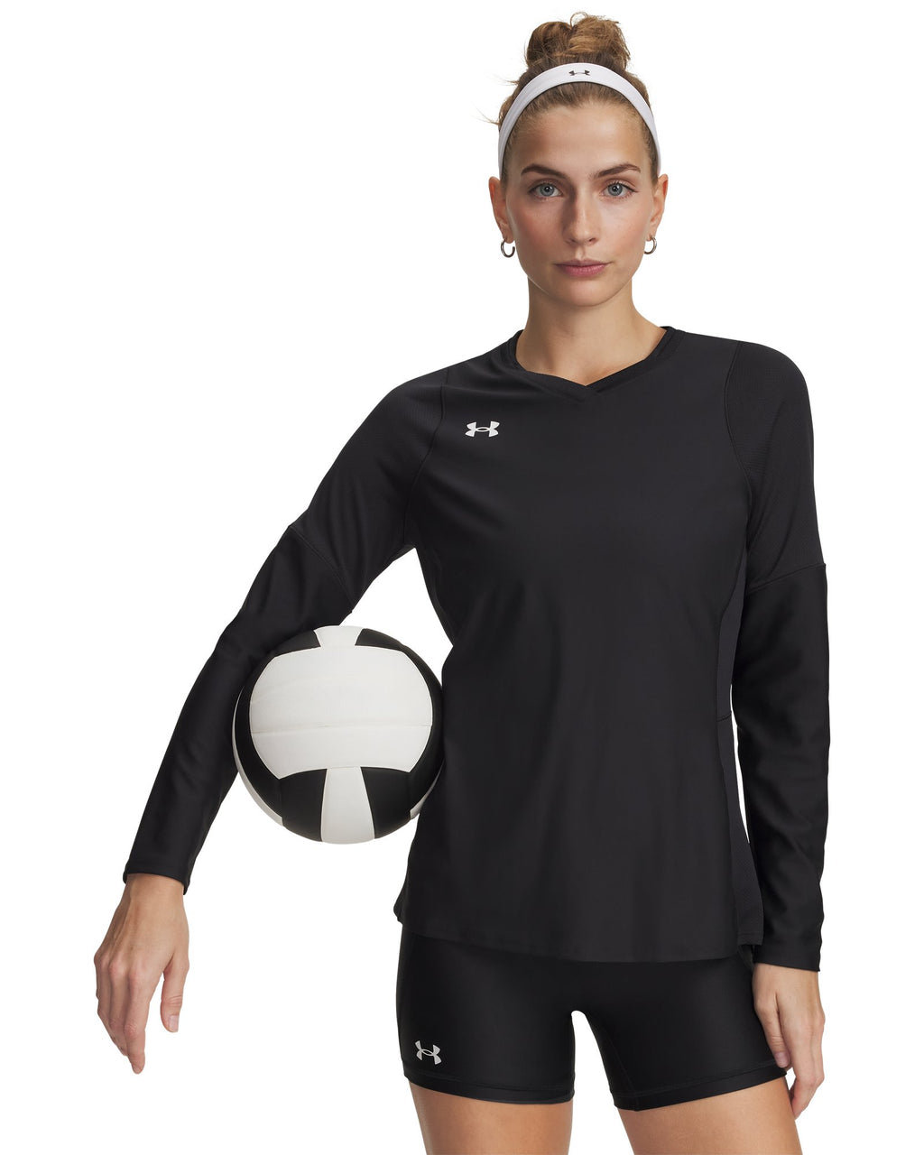 UA Powerhouse 2.0 Women's Volleyball Long Sleeve Jersey - Black