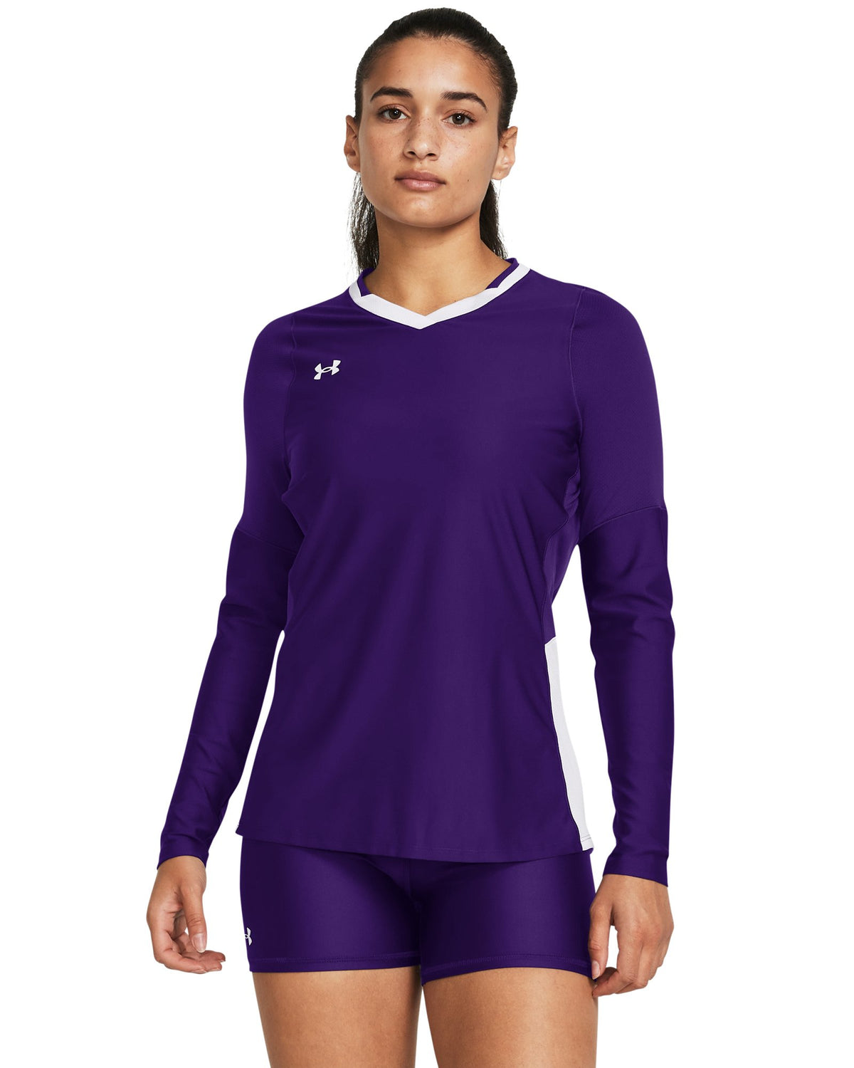 UA Powerhouse 2.0 Women's Volleyball Long Sleeve Jersey - Purple
