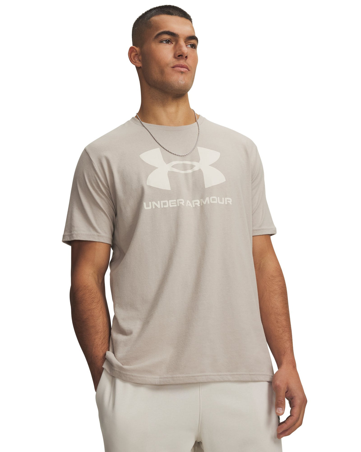 UA Logo Men's T-Shirt - Brown