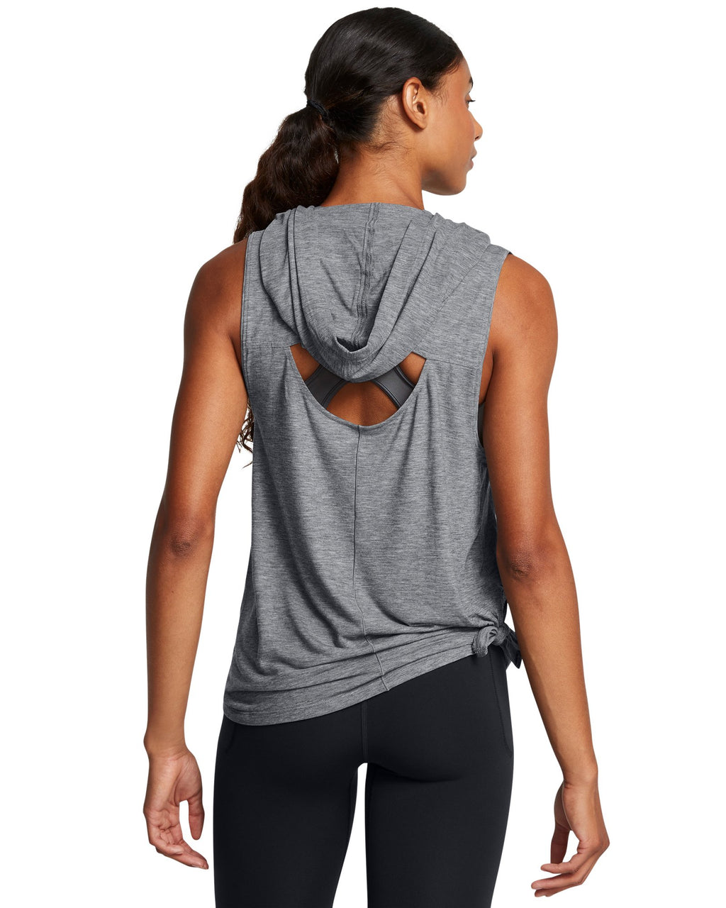 Women's UA Breathe Sleeveless Hoodie null - Black