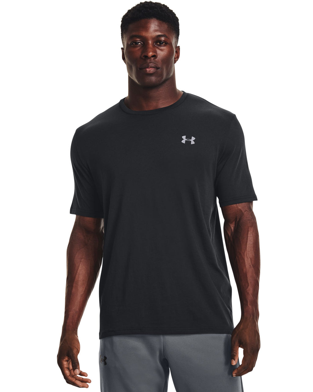 UA Left Chest Lockup Men's T-Shirt - Black